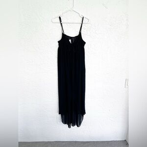 Victorias Secret Vintage Gold Label Black Chiffon Nightie Lingerie Women’s Med